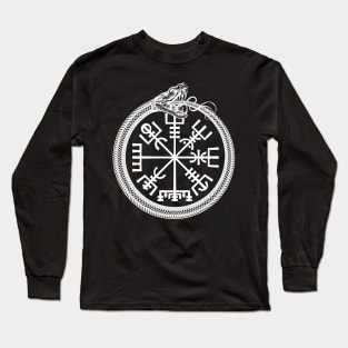 Ouroboros with Vegvisir Long Sleeve T-Shirt